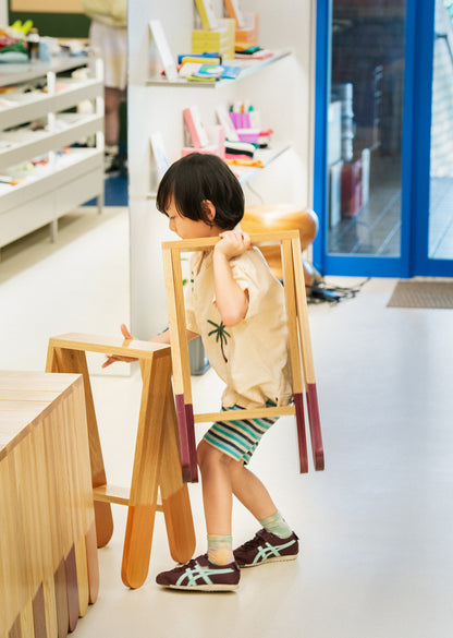 キッズ オーガニックコットン パイルアンクルソックス ”タイダイ”